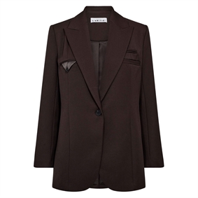 Haute L'amitie Premiere Single Blazer, Mocca